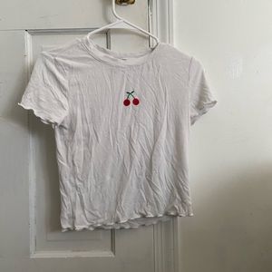 Short sleeved cherry shirt